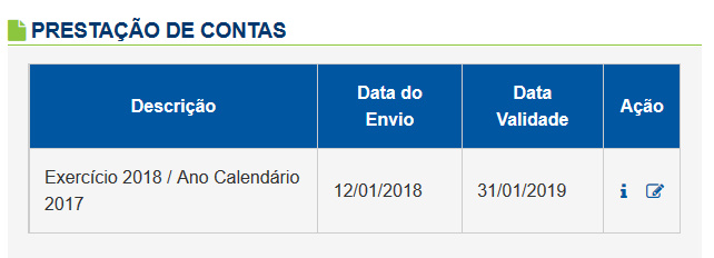 Tela Contas