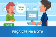Passo 1 - Peça CPF na nota